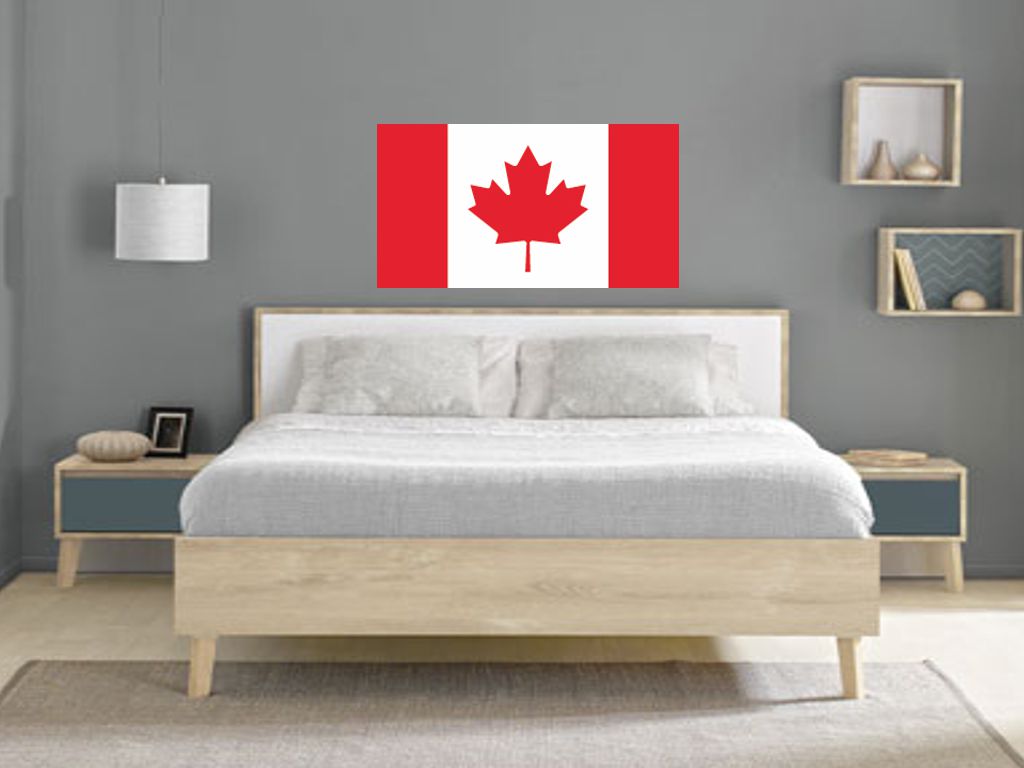 FLAG10 Canada Flags Stickers Various Sizes