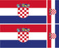 FLAG01A-38A Worldwide Flags 2 x 100mm 2 x 50mm