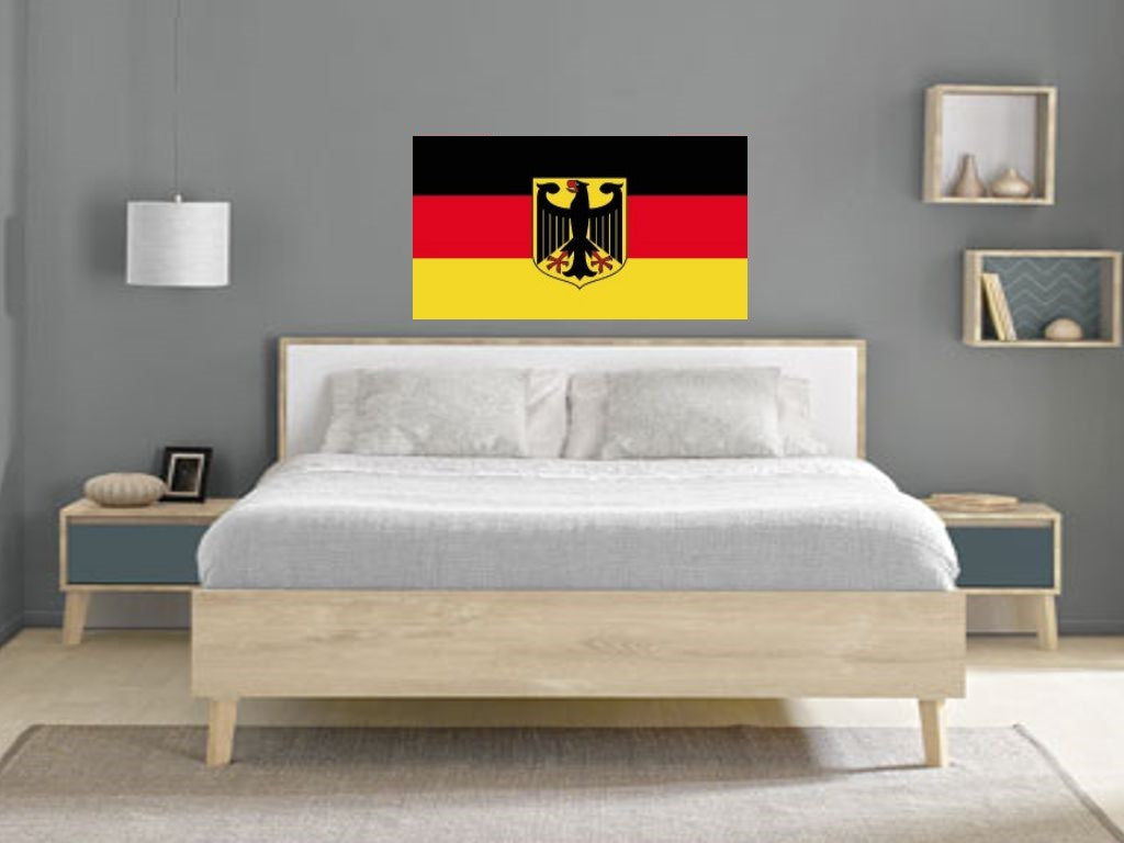 FLAG16 Germany Flags Stickers Various Sizes