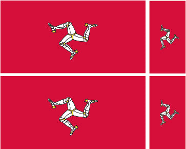 FLAG01B-38B Worldwide Flags 2 x 200mm 2 x 100mm