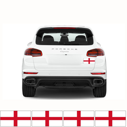 FLAG01C England Flags Stickers 4x150mm x 90mm