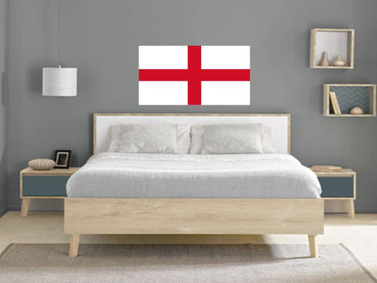 FLAG01W England Wall Flag 300mm x 150mm