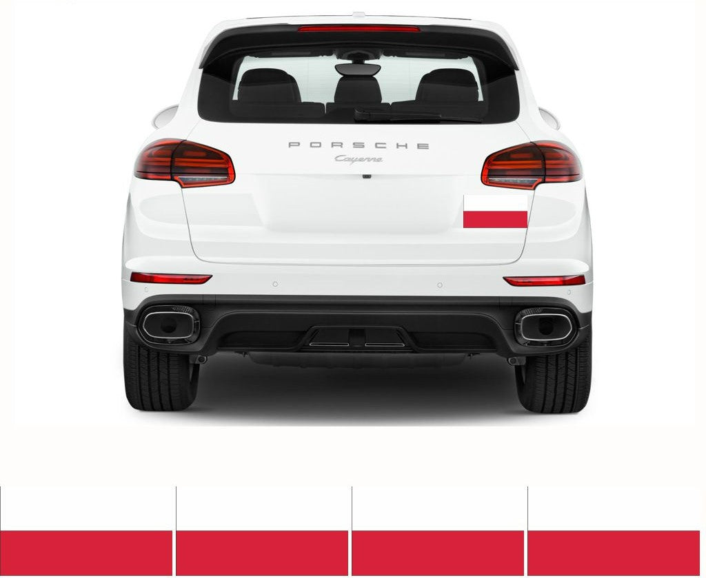 FLAG01C-38C Worldwide Flags Stickers 4x150mm x 90mm