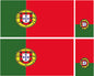 FLAG01B-38B Worldwide Flags 2 x 200mm 2 x 100mm