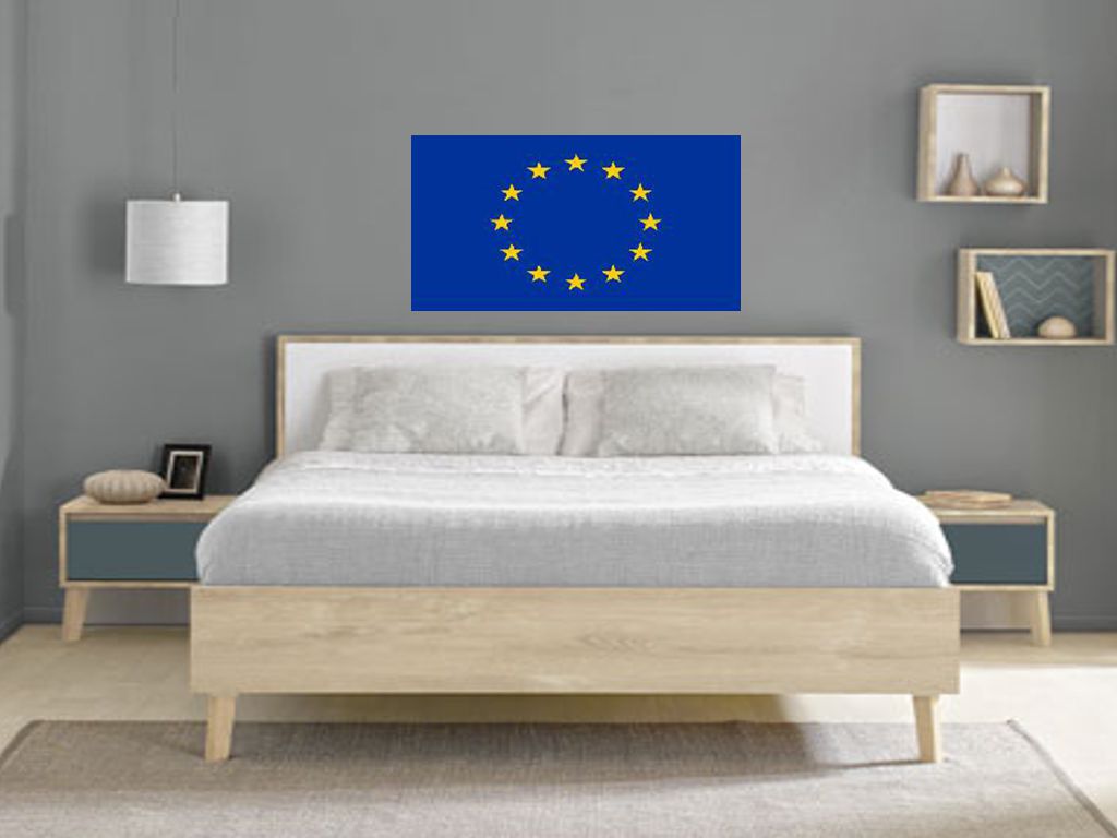 FLAG02 European Flags Stickers Various Sizes