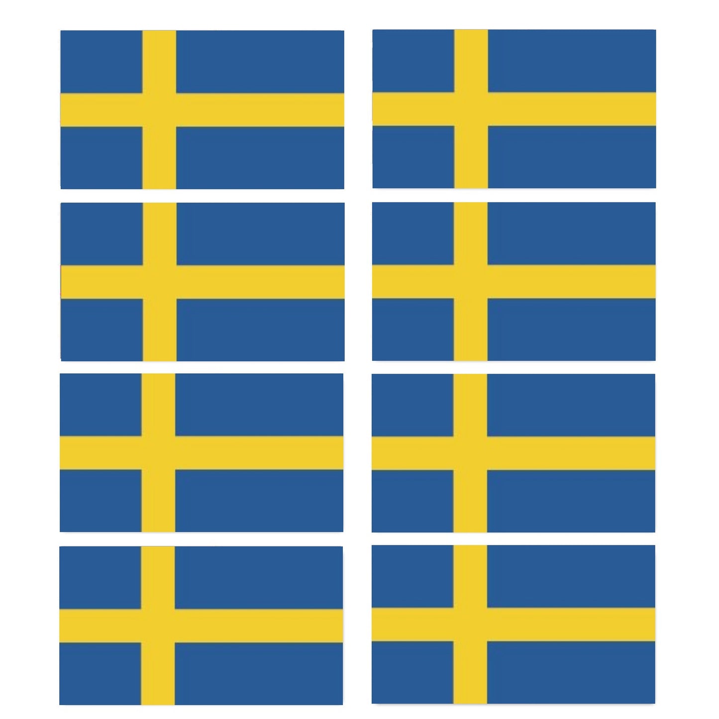 FLAG31D-38D Worldwide Flags Stickers x 8 10 Sizes Available