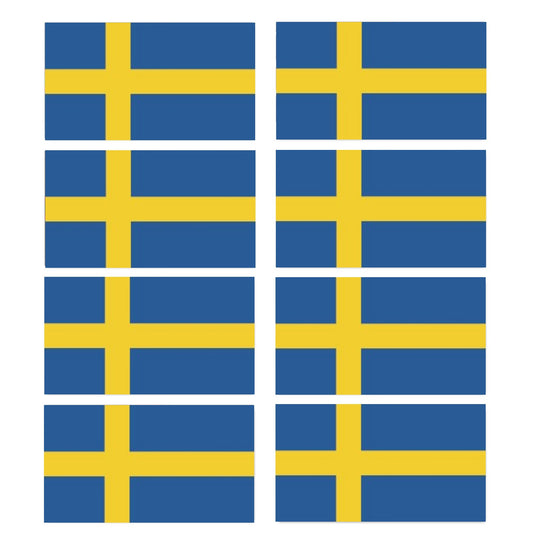 FLAG31D-38D Worldwide Flags Stickers x 8 10 Sizes Available