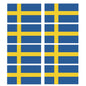FLAG31D-38D Worldwide Flags Stickers x 8 10 Sizes Available