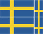 FLAG01A-38A Worldwide Flags 2 x 100mm 2 x 50mm