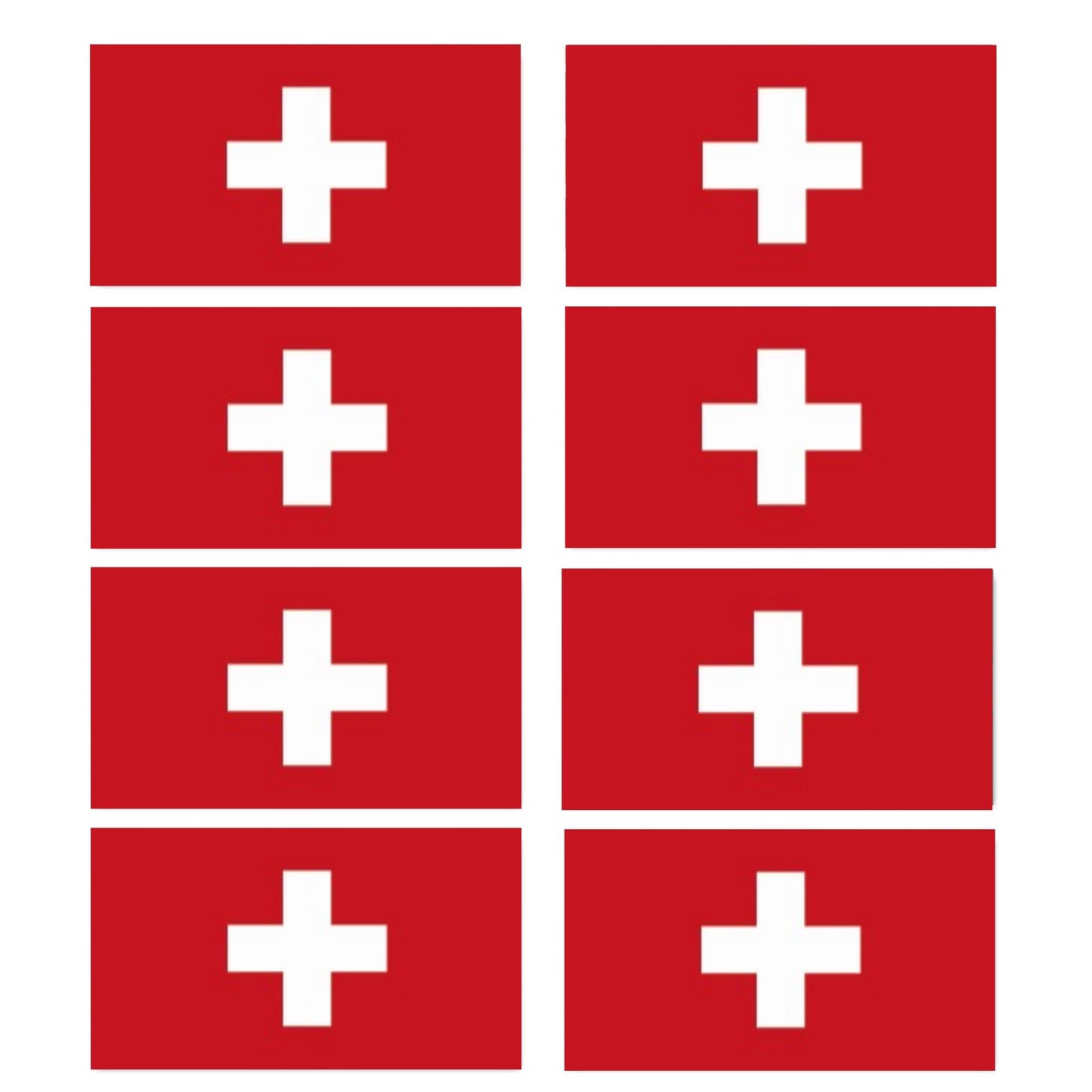 FLAG31D-38D Worldwide Flags Stickers x 8 10 Sizes Available