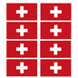FLAG31D-38D Worldwide Flags Stickers x 8 10 Sizes Available