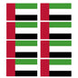 FLAG31D-38D Worldwide Flags Stickers x 8 10 Sizes Available