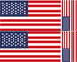 FLAG01A-38A Worldwide Flags 2 x 100mm 2 x 50mm