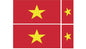 FLAG01B-38B Worldwide Flags 2 x 200mm 2 x 100mm