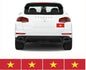 FLAG01C-38C Worldwide Flags Stickers 4x150mm x 90mm