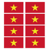 FLAG31D-38D Worldwide Flags Stickers x 8 10 Sizes Available