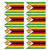 FLAG31D-38D Worldwide Flags Stickers x 8 10 Sizes Available