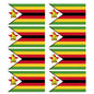 FLAG31D-38D Worldwide Flags Stickers x 8 10 Sizes Available