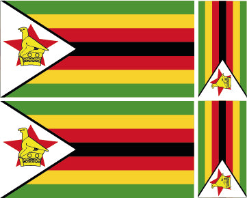 FLAG01B-38B Worldwide Flags 2 x 200mm 2 x 100mm