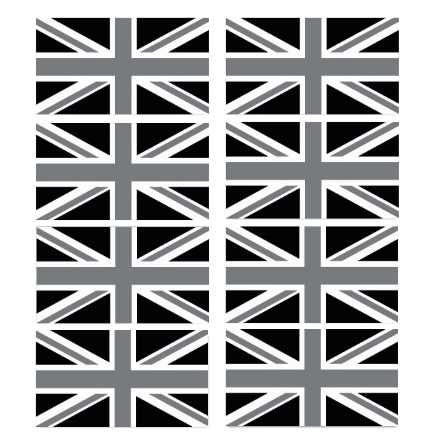 FLAG31D-38D Worldwide Flags Stickers x 8 10 Sizes Available