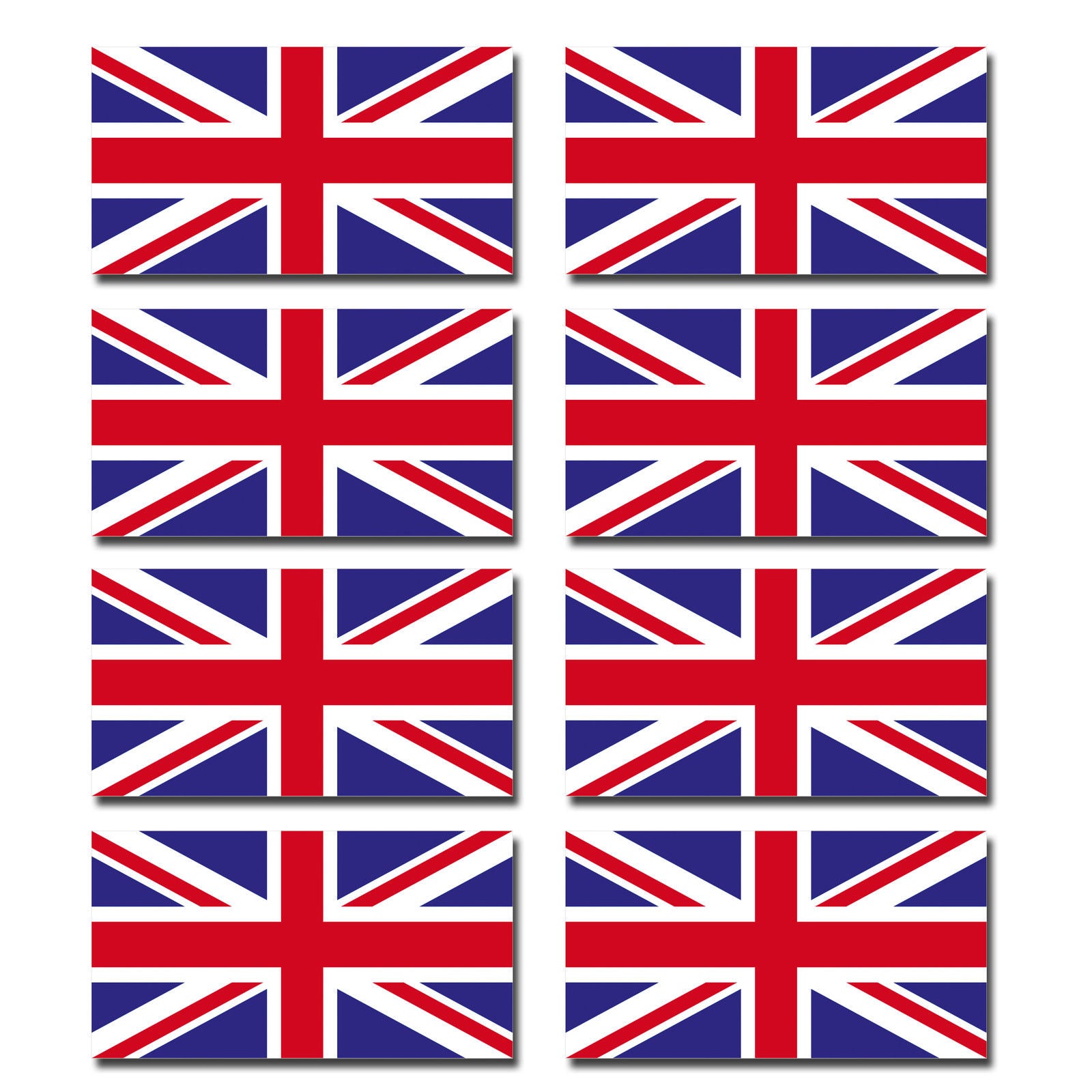 FLAG03 United Kingdom UK Flags Stickers Various Sizes