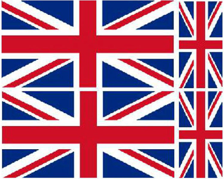FLAG03 United Kingdom UK Flags Stickers Various Sizes