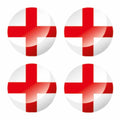 England Circle Flags Sticker Various Sizes Available FLAG53