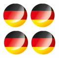 Germany Circle Flags Sticker Various Sizes Available FLAG57