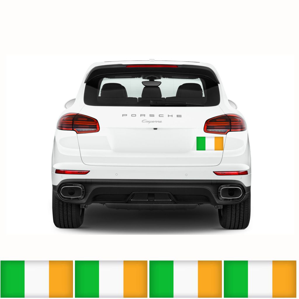 FLAG05 Ireland Irish Flags Stickers Various Sizes
