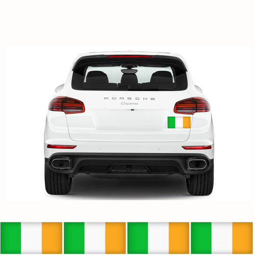 FLAG05 Ireland Irish Flags Stickers Various Sizes