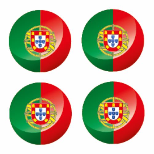 Portugal Circle Flags Sticker Various Sizes Available FLAG63