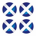 Scotland Circle Flags Sticker Various Sizes Available FLAG64