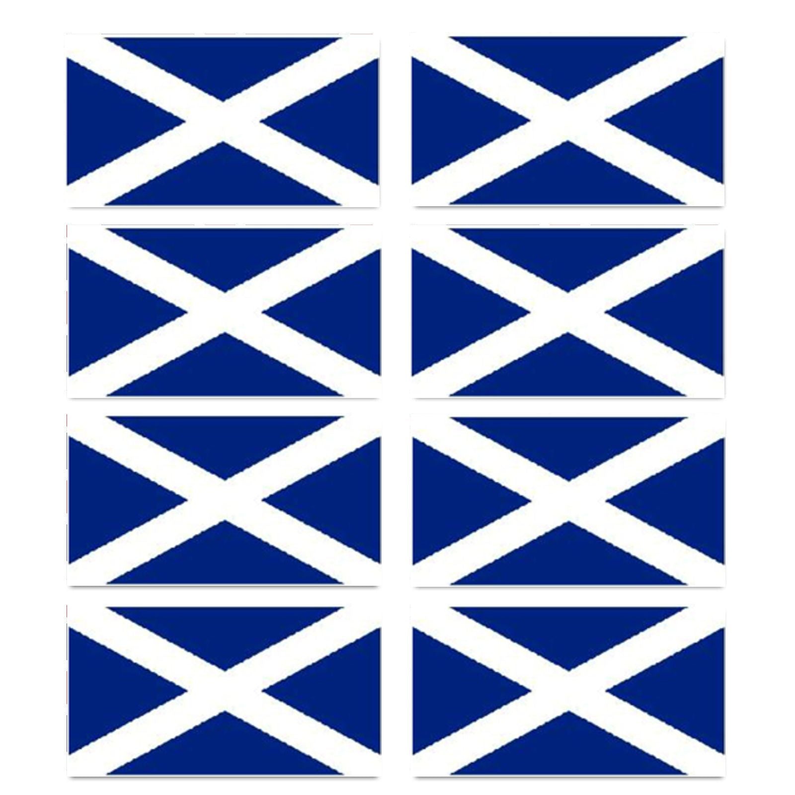 FLAG06 Scotland Scottish Flags Stickers Various Sizes