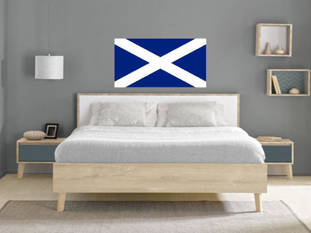 FLAG06 Scotland Scottish Flags Stickers Various Sizes