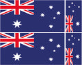 FLAG07 Australia Flags Stickers Various Sizes