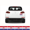 FLAG11C Croatia Flags Stickers 4x150mm x 90mm