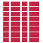 FLAG13D Denmark Flags Stickers 55mm x 100mm