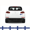 FLAG14C Finland Flags Stickers 4x150mm x 90mm
