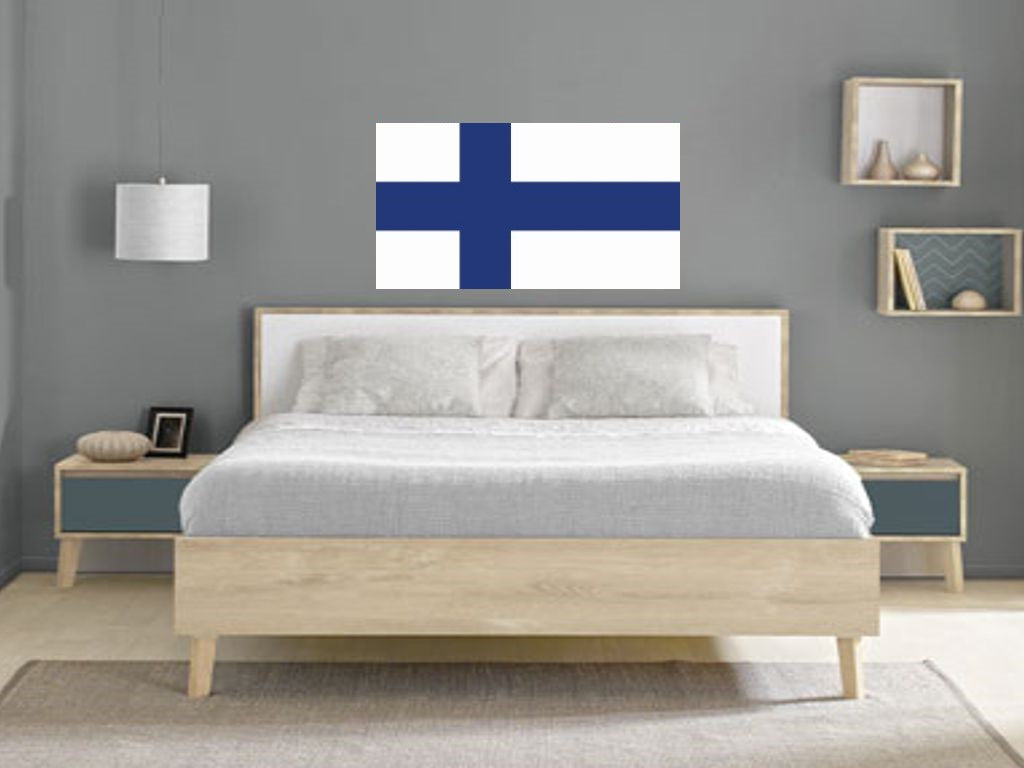 FLAG14 Finland Flags Stickers Various Sizes