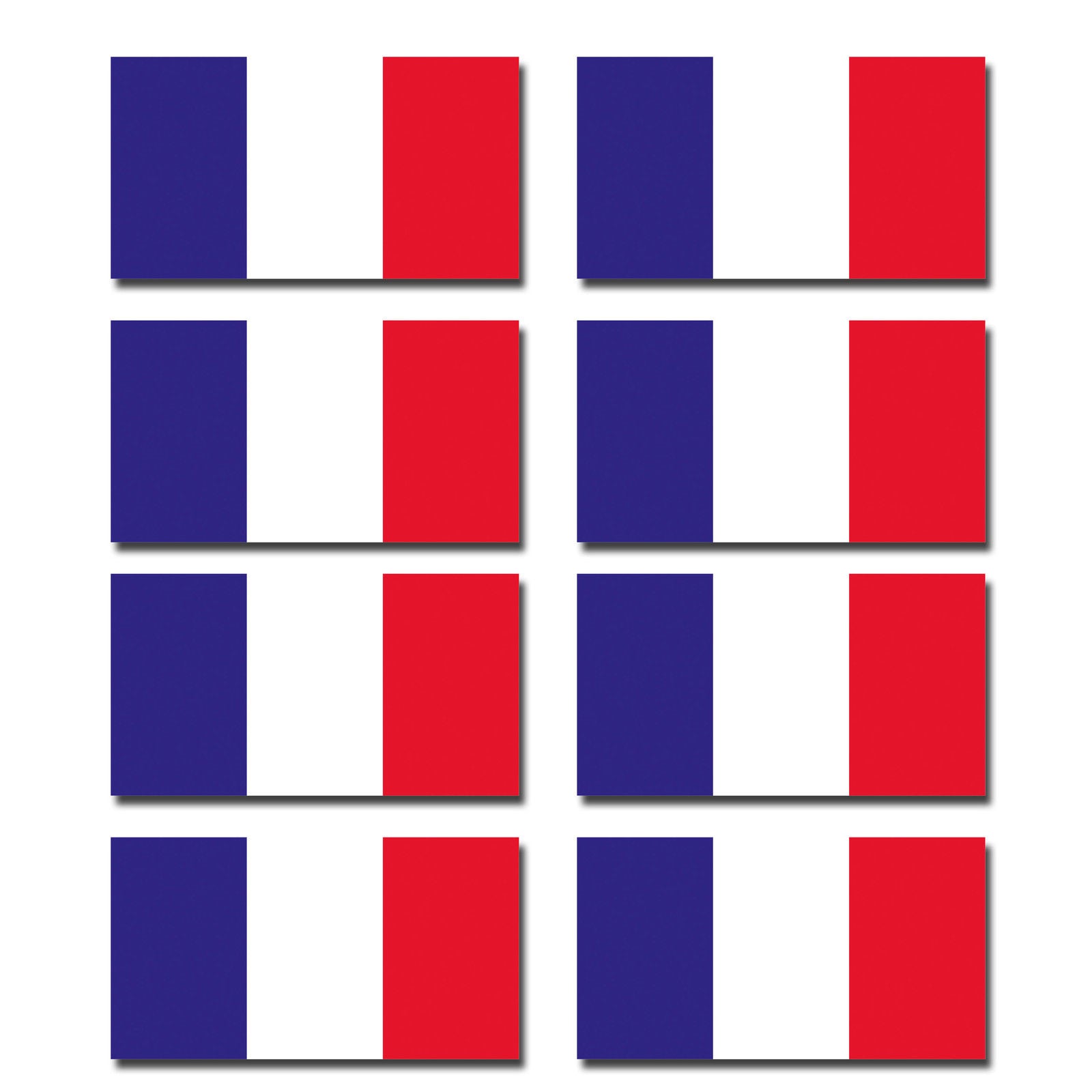 FLAG15 France Flags Stickers Various Sizes