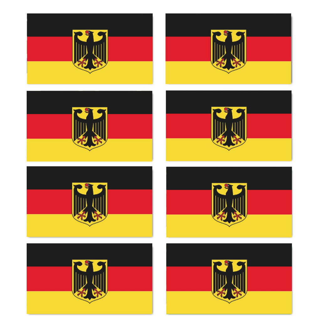 FLAG16 Germany Flags Stickers Various Sizes