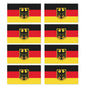 FLAG16D Germany Flags Stickers 55mm x 100mm