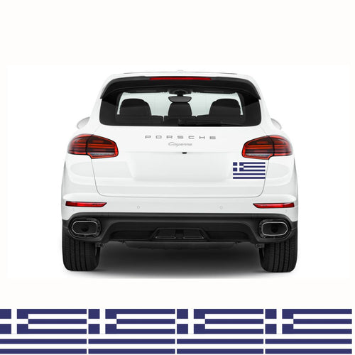 FLAG17 Greece Flags Stickers Various Sizes