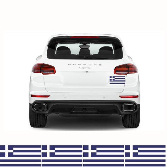 FLAG16C Greece Flags Stickers 4x150mm x 90mm