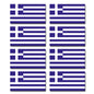FLAG17D Greece Flags Stickers 50mm x 91mm