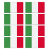 FLAG21D Italy Flags Stickers 10mm x 19mm