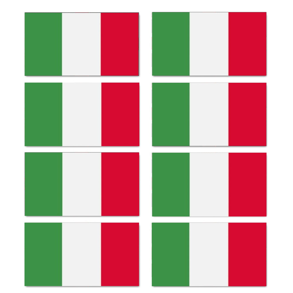 FLAG21 Italy Flags Stickers Various Sizes