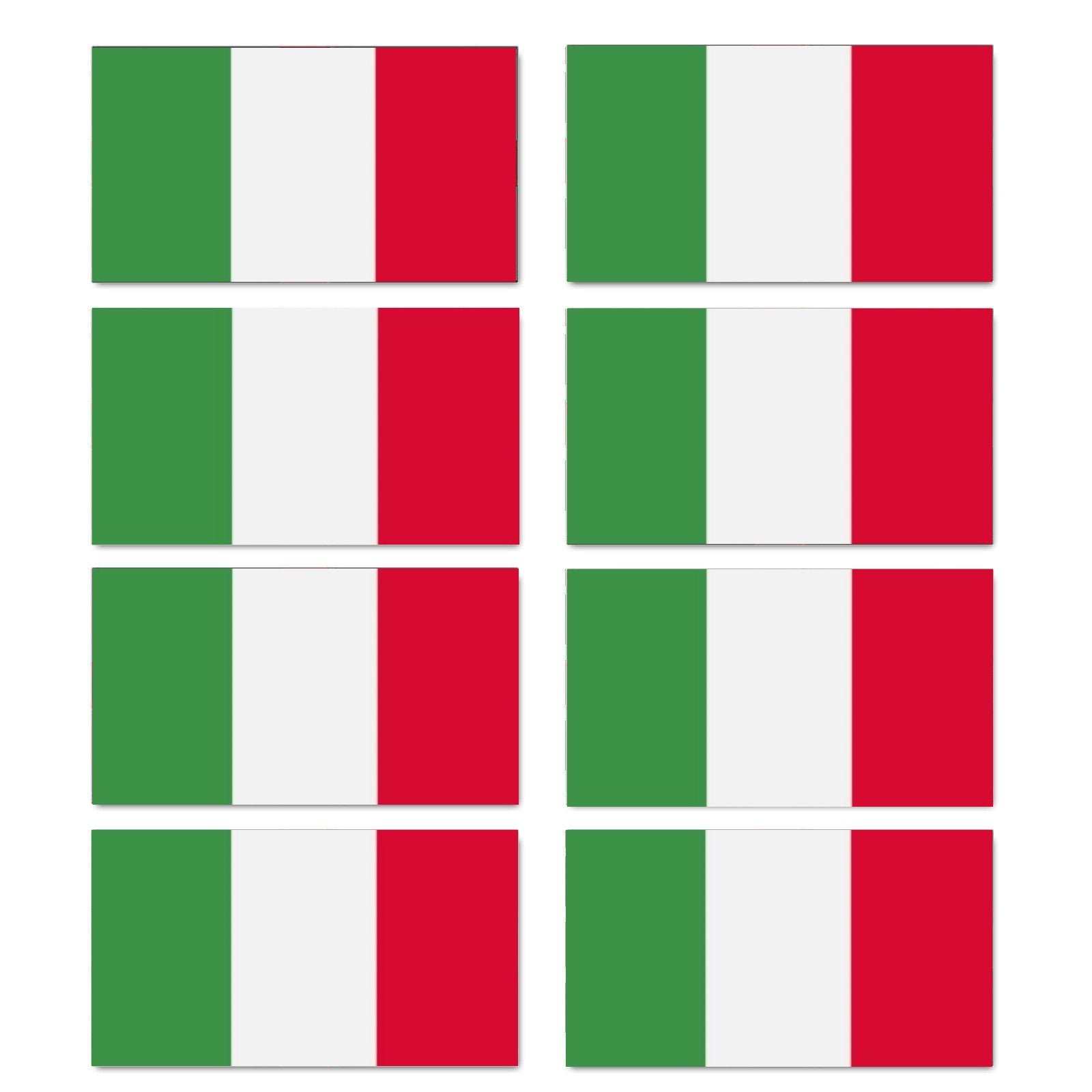 FLAG21 Italy Flags Stickers Various Sizes