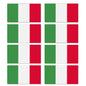 FLAG21D Italy Flags Stickers 10mm x 19mm