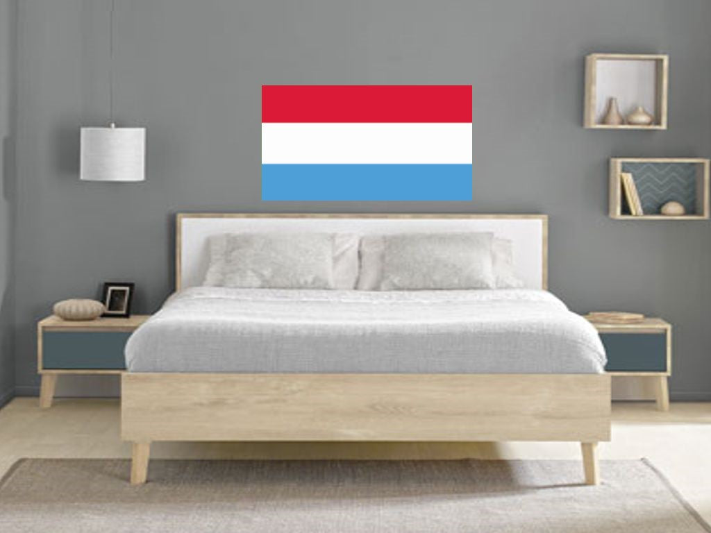FLAG22 Luxembourg Flags Stickers Various Sizes